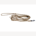 Gold dog leash 8 meters with steel snap hook