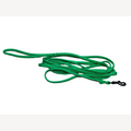 Dog leash grass green 4 meters with black snap hook