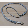 Dog leash 2 meters silver