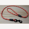 Dog leash 2 meters pp round 8mm black galvanized snap hook