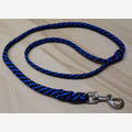 Dog leash 8 meters blue/black