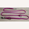 Pink dog leash, 3 meters, two-way adjustable