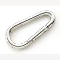 Galvanized carabiner hook 60mm egg-shaped
