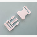 Plastic buckle closure white 30 mm 50 pieces