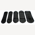 Kunststof schouderpads 45mm rond 2 stuks