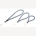 Tension rubber 4mm navy blue with 1 stainless steel hook
