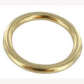 Messing ronde ring 19 x 4 mm