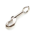 Musketonhaak rond met gedraaid oog wervel 19 mm
