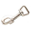Musketonhaak trapezium 8mm wervel 22mm