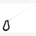 Ophangkabeltje 1 mm rvs - met 2 lussen en karabijnhaak
