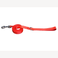 Platte hondenriem rood 5 meter