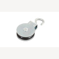 RVS katrol met draaibare haak 25 mm