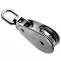RVS katrol 25mm met draaibare wartel