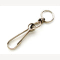 Simplexhaak vernikkeld 120mm met wervel