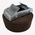 Spanband bruin 25 mm 2 meter met losse dubbele klemsluiting
