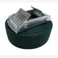 Spanband groen 25 mm 2 meter met losse dubbele klemsluiting