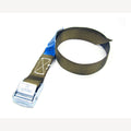 Spanband bruin 20 mm met klemsluiting