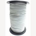 Elastisch koord op rol 4mm wit/zwart