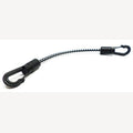 Spanrubber 5mm zwart-wit met 2 kunststof haken