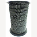 Elastisch koord op rol 4mm zwart/wit