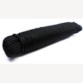 Zwart touw 2 mm polypropyleen