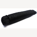 Zwart touw 2 mm polypropyleen