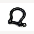 Zwarte harpsluiting 12 mm