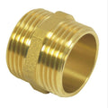RVS Dubbel schroefdraadstuk met buitendraad, MS 1/2