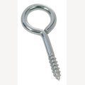 Eye screw with wood thread, A4 3.9x25mm, eye 12mm, 10 pieces