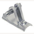 Convertible top fitting with folding nose bolt, concave, A4 56x17mm, for tube max. 25mm, 5 Pieces