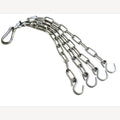 Bokszak ketting rvs met draaibaar rvs wervel
