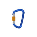 Aluminum carabiner with lock nut, aluminum 12x112mm, 5 Pieces