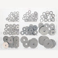 RVS Assortiment boxringen I, A4 4,3-6,4 mm 200 stuks, 1 Stuk