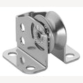 RVS Sprenger Micro XS blok met kogellagers, A2 touw max. 4 mm, staand blok, 1 Stuk