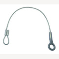 RVS Veiligheidskoord PVC gecoat, A2/PVC 145 mm, 10 Stuk