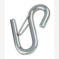 S-hook with safety lock, A4 10x100mm, 5 Pieces