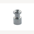 RVS Rubberen touwhouder / zeildoekknop, A4 11x18mm, voor touw max. 5mm, 25 Stuk