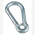 Carabiner with thimble, A4 8x80mm, 20 pieces