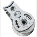 Sprenger Micro XS block with ball bearings, A2 for steel wire max. 4 mm, with bracket, 1 Piece