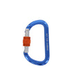 Aluminum carabiner with lock nut, aluminum 116x64mm, 5 Pieces