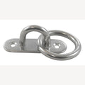 Oval mast plate with ring, A2 45mm, ring 5x30mm, 10 pieces