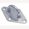 Diamond mast plate, A2 80x50mm, bracket 8x19mm, 10 pieces