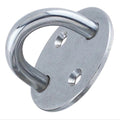 Eye plate round, A4 33mm, bracket 5x12mm, 10 pieces