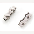 Duplexklem RVS 2 mm