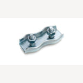 Duplexklem verzinkt 5 mm