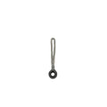 Round aluminum thimble with split loop, Alu/PE ring 7x10, 6mm HMPE loop 130mm, 2 Pieces