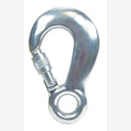 Aluminum carabiner with lock nut, aluminum 130x80mm, 5 Pieces
