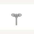 RVS Knevel met schroefdraad voor wandmontage. MT-serie, A4 M10, 2 Stuk