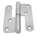 Door hinge, 2-piece, A2 82x98mm, right, 2 Pieces