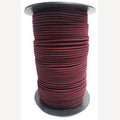 Elastisch koord bordeaux 3 mm - per strekkende meter